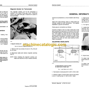 John Deere 2150 and 2255 Tractors Technical Manual (TM4401)