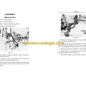 John Deere NO. 100C ONE-ROW SIDE DRESSING ATTACHMENT FOR MIOO & NO. 4100 CULTIVATOR USED ON MODELS M AND 40 STANDARD TRACTOR Operator’s Manual (OMB38253)