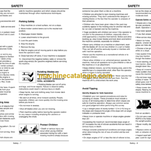 John Deere Z810A, Z820A, Z830A, Z840A, Z850A, Z860A Z-Trak Pro Series Operator’s Manual (OMTCU26008)