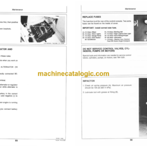 John Deere 690C Excavator With All Terrain Wheeled Undercarriage Operator’s Manual (OMT114473)