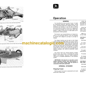 John Deere 227 Gyramor Rotary Cutter Operator’s Manual (OMW21323)