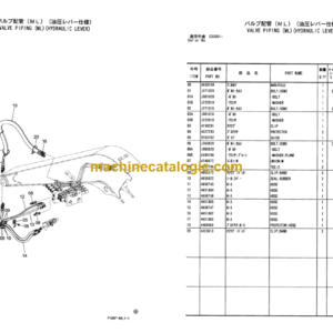 Hitachi ZX30UR-2 ZX40UR-2 ZX40UR-2D ZX55UR-2 ZX55UR-2D ML Crane Parts Catalog