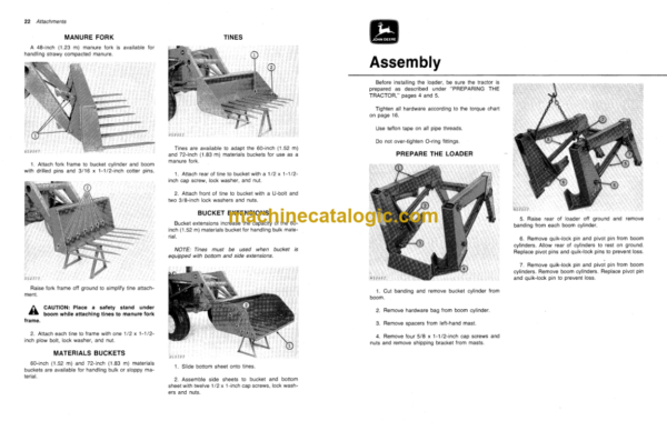 John Deere 143 Farm Loader Operator's Manual (OMW21356)