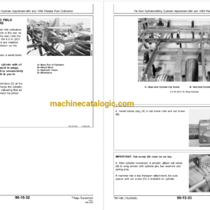 John Deere Tillage Equipment Technical Manual (TM1495)