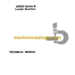 John Deere JD500 Series-B Loader Backhoe Technical Manual (TM1024)