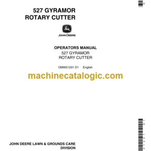 John Deere 527 Gyramor Rotary Cutter Operator's Manual (OMW21201)