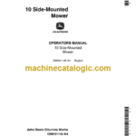 John Deere 10 Side-Mounted Mower Operator's Manual (OMH91145)