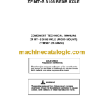 John Deere ZF MT-S 3105 Rear Axle Component Technical Manual (CTM367)