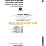 John Deere 9400 9500 SideHill 9500 and 9600 MAXIMIZER Combines Diagnostics and Repair Technical Manual (TM1402S)