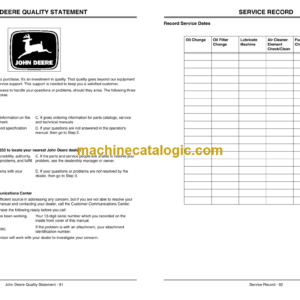 John Deere 4110 and 4115 Compact Utility Tractors Operator’s Manual (OMLVU13326)