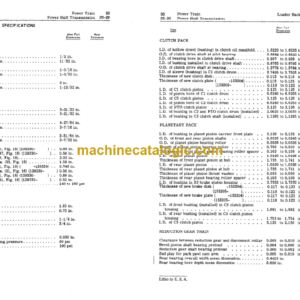 John Deere JD500 Series-B Loader Backhoe Technical Manual (TM1024)