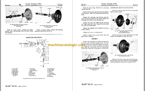 John Deere BPV 200 Variable Hydraulic Pump Service Manual (TM2210)