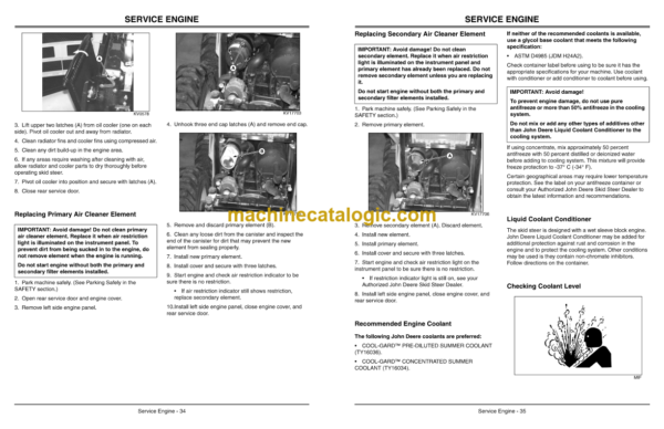 John Deere 260 and 270 Skid Steers Operator's Manual (OMKV11663)