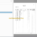 Hitachi ZX120 ZX120-E ZX130 ZX130H ZX130K ZX130LCN Excavator Parts Catalog & Equipment Components Parts Catalog