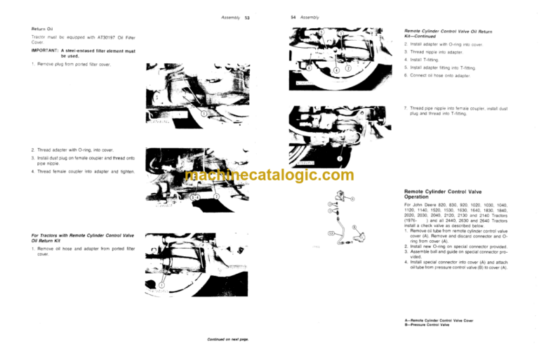 John Deere 145 Farm Loader Operator's Manual (OMW21474)