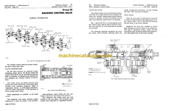 John Deere JD500 Series-B Loader Backhoe Technical Manual (TM1024)