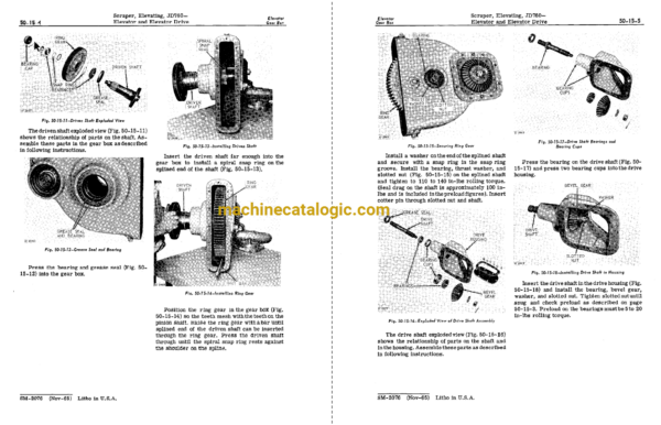 John Deere BPV 200 Variable Hydraulic Pump Service Manual (TM2210)