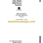 John Deere 4000 Series Tractors Service Manual (SM2039)