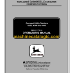 John Deere 4200, 4300 and 4400 Compact Utility Tractors Operator's Manual (OMLVU11736L0)