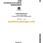 John Deere 2280 HYDROSTATIC-DRIVE WINDROWER Operator's Manual (OME59900)