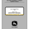 John Deere 1905 Large Area Reel Mower Operator's Manual (OMDMU212193)