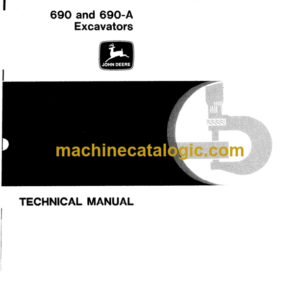 John Deere 690 and 690-A Excavators Technical Manual (TM1017)