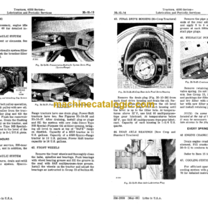 John Deere 4000 Series Tractors Service Manual (SM2039)