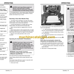 John Deere 4200, 4300 and 4400 Compact Utility Tractors Operator’s Manual (OMLVU11736L0)