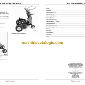 John Deere F680 Z-Trak Front Mower Operator’s Manual (OMTCU14008L0)