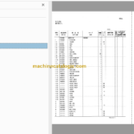 Hitachi EG30 Rubber Crawler Carrier Parts Catalog & Equipment Components Parts Catalog