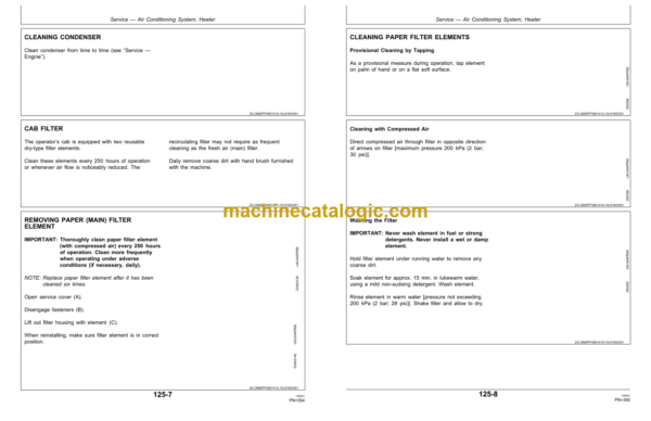 John Deere 6610, 6710, 6810 and 6910 Self-Propelled Forage Operator's Manual (OMZ92304)