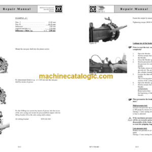 John Deere ZF MT-S 3085 Front Axle Component Technical Manual (CTM366)