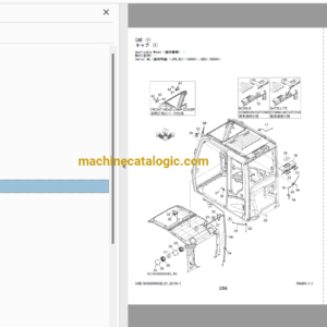 Hitachi ZX120-6 Hydraulic Excavator Parts Catalog & Engine Parts Catalog & Equipment Components Parts Catalog