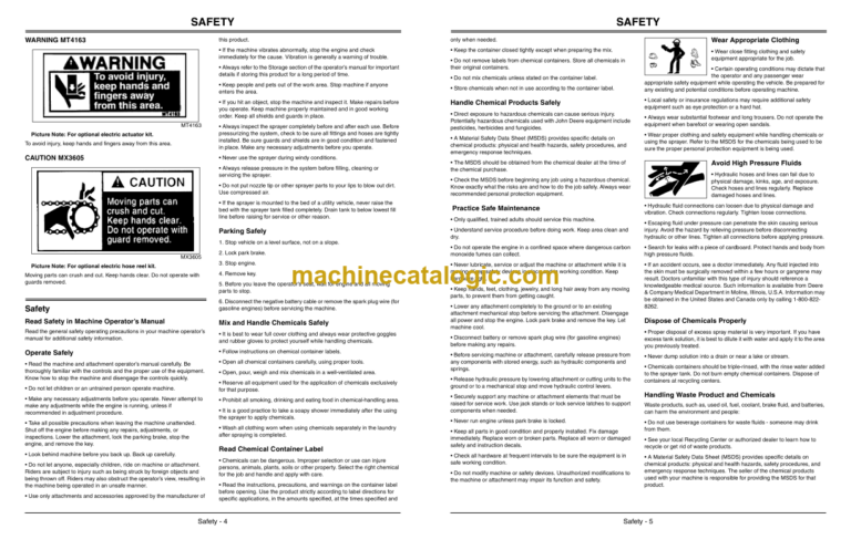 John Deere HD200 and HD300 Select Spray Attachment for ProGator Operator's Manual (OMTCU26461E)