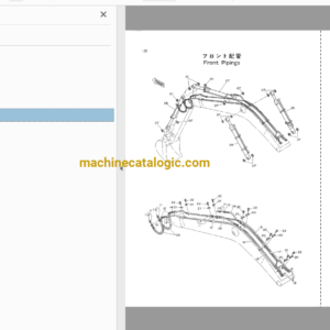 Hitachi EX160WD Wheeled Hydraulic Excavator Parts Catalog & Equipment Components Parts Catalog