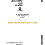 John Deere 444C Loader Operator's Manual (OMT76619)