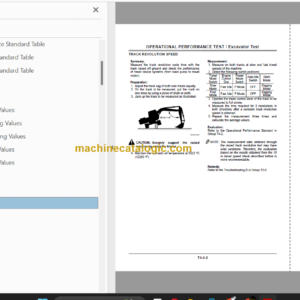 Hitachi ZX200-3 ZX225US-3 ZX225USR-3 ZX240-3 ZX270-3 Hydraulic Excavator Technical Manual