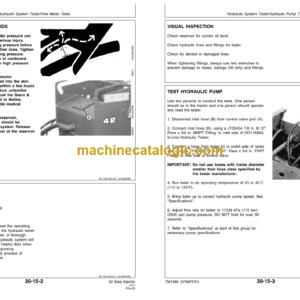 John Deere 42 Bale Ejector Technical Manual (TM1584)