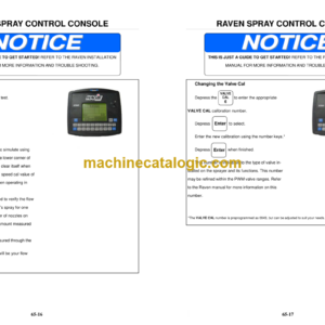 Hagie MODEL STS 14 HI-TRACTOR Operator’s Manual (TMFA104219)