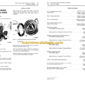 John Deere 2040 Tractor Technical Manual (TM4300)