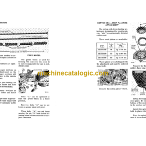 John Deere 18 Cotton and Corn Unit Planter Operator’s Manual (OMB25365)