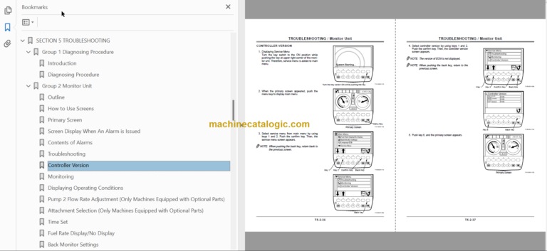 Hitachi ZX200-3 ZX225US-3 ZX225USR-3 ZX240-3 ZX270-3 Hydraulic Excavator Technical Manual