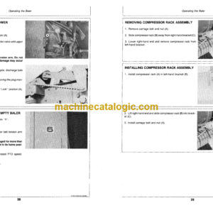 John Deere 430 and 530 Round Balers Operator’s Manual (OME73768)