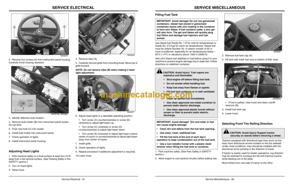 John Deere 4100 Compact Utility Tractors Operator's Manual (OMLVU12593F1)