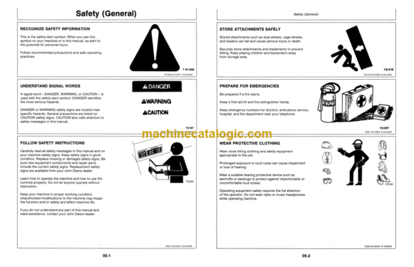 John Deere 1350, 1360, 1460 and 1470 Mower-Conditioners Operator's Manual (OMCC32997)