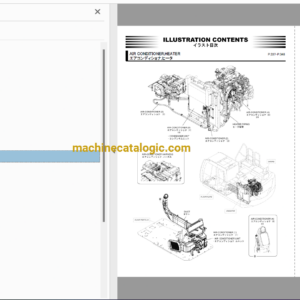 Hitachi ZX120-6 ZX130-6 ZX130K-6 ZX130LCN-6 Hydraulic Excavator Parts Catalog & Engine Parts Catalog & Equipment Components Parts Catalog