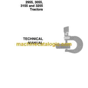 John Deere 2955, 3055, 3155 and 3255 Tractors Technical Manual (TM4449)