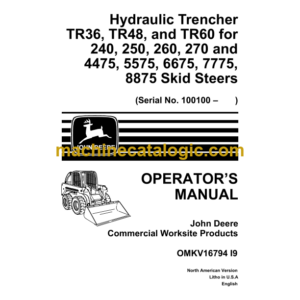 John Deere 862B Scraper Operator's Manual (OMT103982)