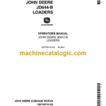 John Deere JD644-B Loaders Operator's Manual (OMT68749)