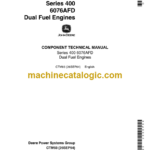 John Deere 400 Series 6076AFD Dual Fuel Engines Component Technical Manual (CTM93)